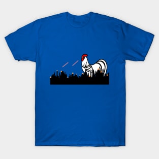 Laser Beam Eyes Monster chicken T-Shirt